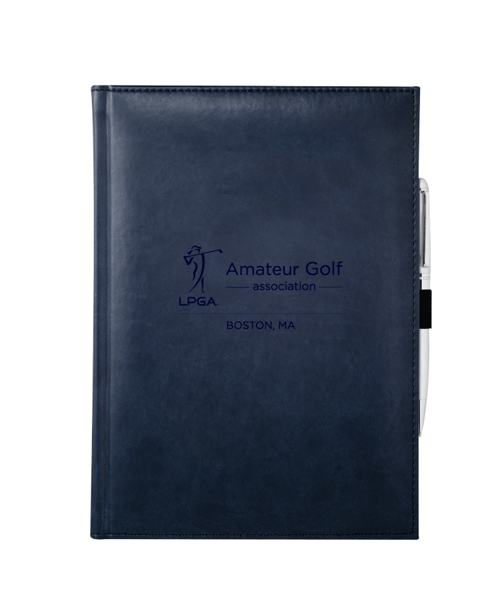 LPGA Amateur Golf Association Engraved Large Bound Journal Book