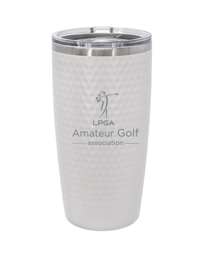 LPGA Amateur Golf Association 20 oz Polar Camel Golf Dimple Tumber