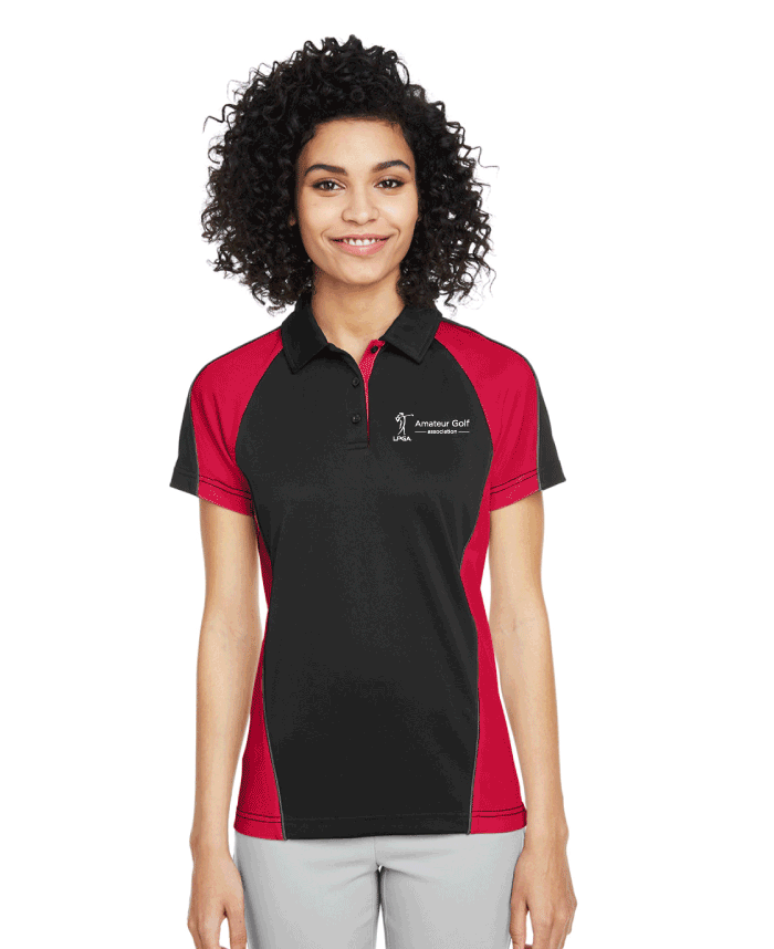 LPGA Amateur Golf Association Ladies Advantage Colorblock Polo