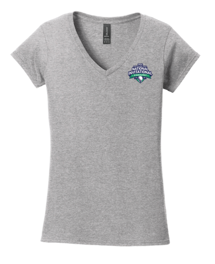 2025 Invitational Ladies V-Neck Fitted Tee