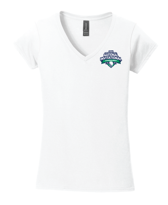 2026 Invitational Ladies V-Neck Fitted Tee