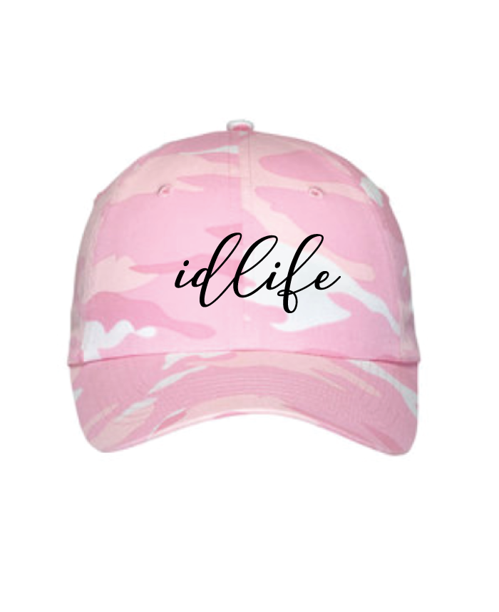 Pink Camo Hat ID Life Gear