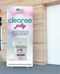 Cleanse Jelly Retractable Banner