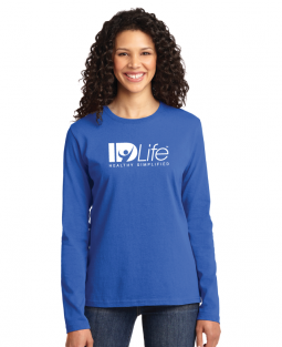 Ladies Long Sleeve Core Cotton Tee