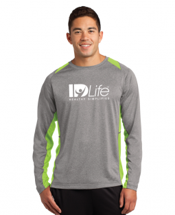 Long Sleeve Heather Colorblock Contender Tee