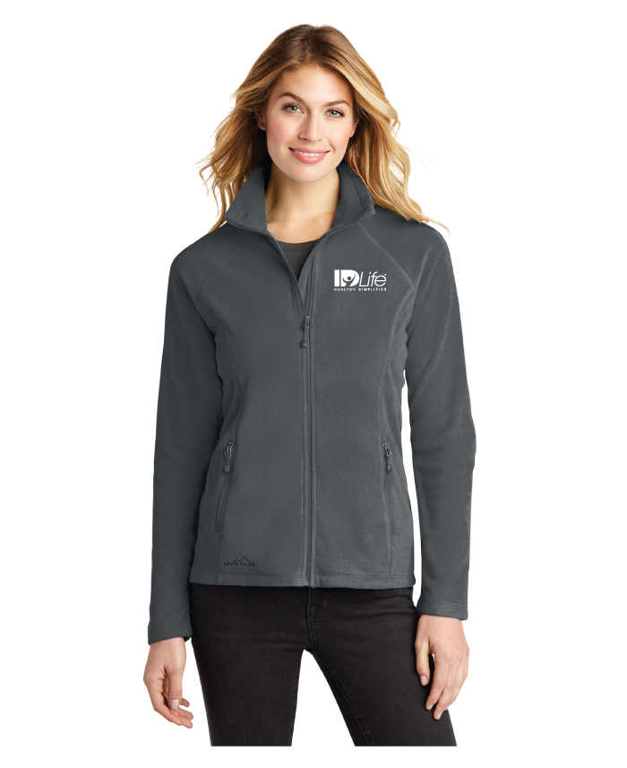 eddie bauer full zip microfleece jacket