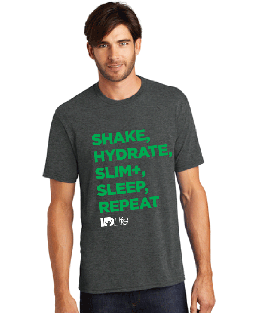 Men's District Perfect Tri Tee with Green Print