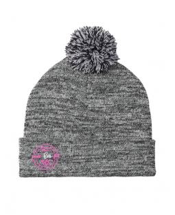 Heather Pom Pom Beanie