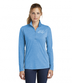 Ladies Tri Blend 1/4 Zip Pullover